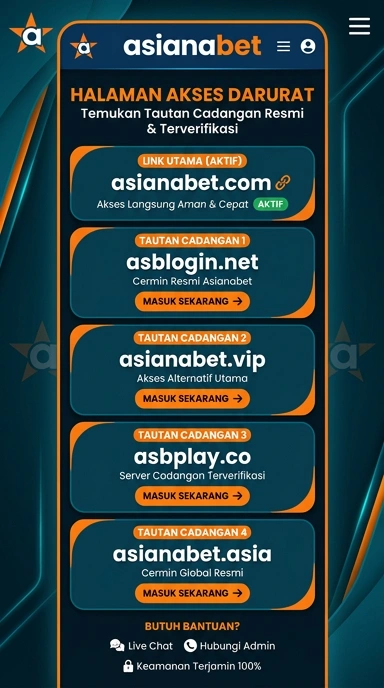 Tampilan link alternatif asianabet